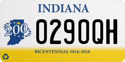IN license plate 029OQH