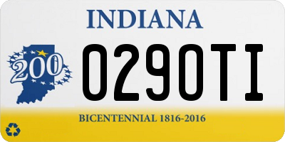 IN license plate 029OTI