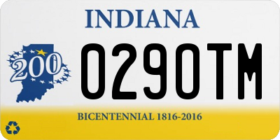 IN license plate 029OTM