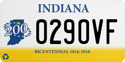 IN license plate 029OVF