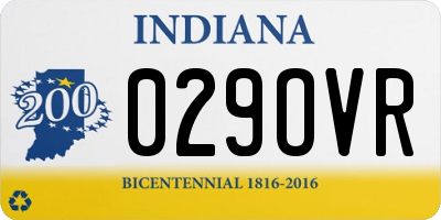 IN license plate 029OVR