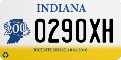IN license plate 029OXH