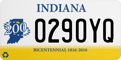 IN license plate 029OYQ