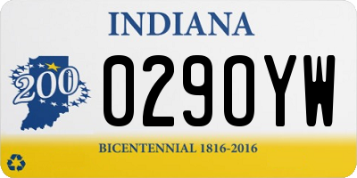 IN license plate 029OYW