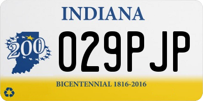 IN license plate 029PJP