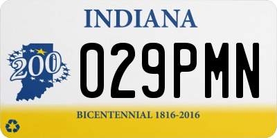 IN license plate 029PMN