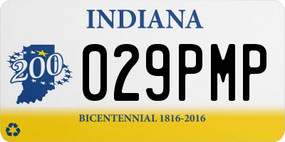 IN license plate 029PMP