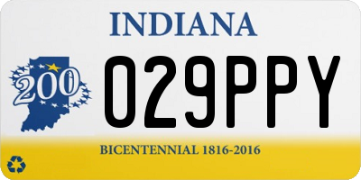 IN license plate 029PPY