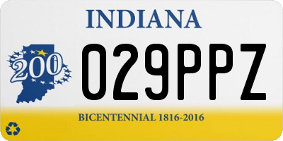 IN license plate 029PPZ