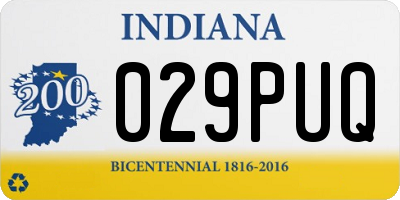 IN license plate 029PUQ