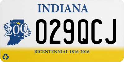 IN license plate 029QCJ
