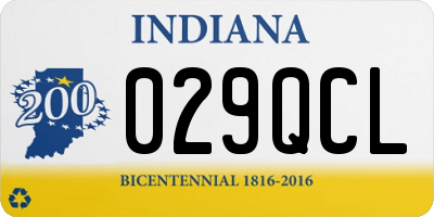 IN license plate 029QCL