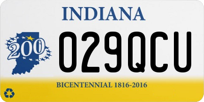 IN license plate 029QCU