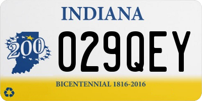 IN license plate 029QEY