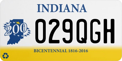 IN license plate 029QGH