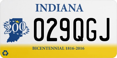 IN license plate 029QGJ