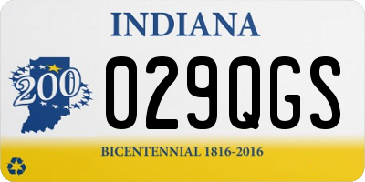 IN license plate 029QGS