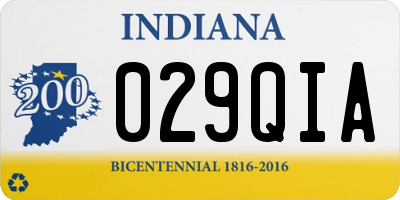 IN license plate 029QIA