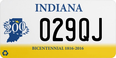 IN license plate 029QJ