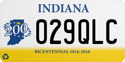 IN license plate 029QLC