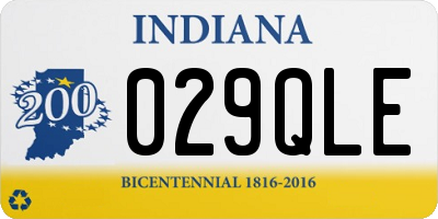 IN license plate 029QLE