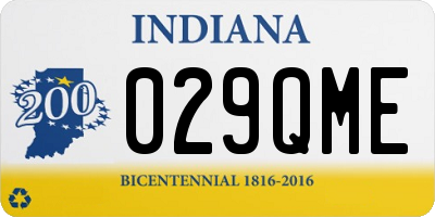 IN license plate 029QME