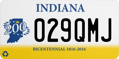 IN license plate 029QMJ