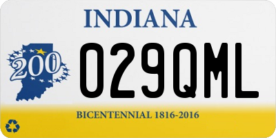 IN license plate 029QML