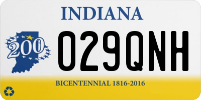 IN license plate 029QNH