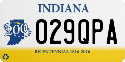 IN license plate 029QPA