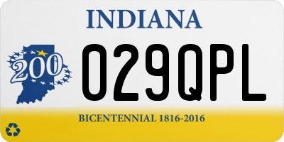 IN license plate 029QPL