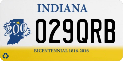 IN license plate 029QRB
