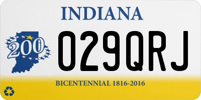 IN license plate 029QRJ