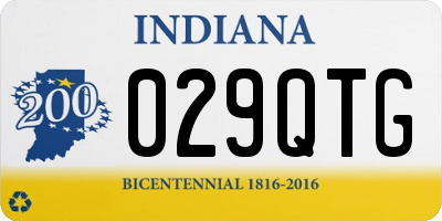 IN license plate 029QTG