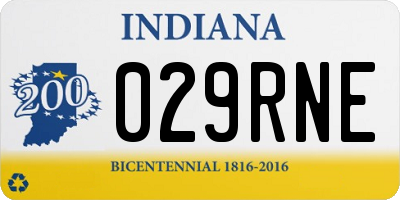 IN license plate 029RNE