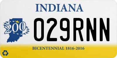 IN license plate 029RNN