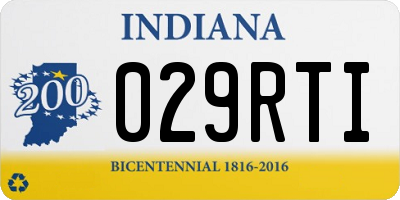 IN license plate 029RTI