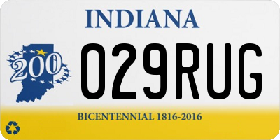 IN license plate 029RUG