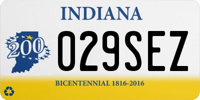 IN license plate 029SEZ