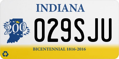 IN license plate 029SJU