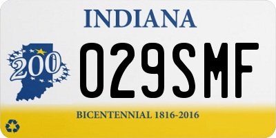 IN license plate 029SMF