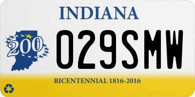 IN license plate 029SMW
