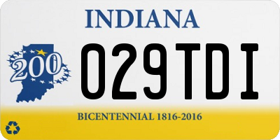 IN license plate 029TDI