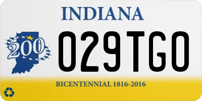 IN license plate 029TGO