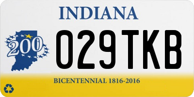 IN license plate 029TKB