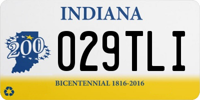 IN license plate 029TLI