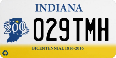 IN license plate 029TMH