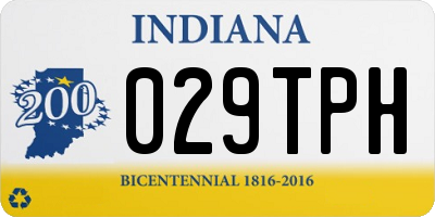 IN license plate 029TPH