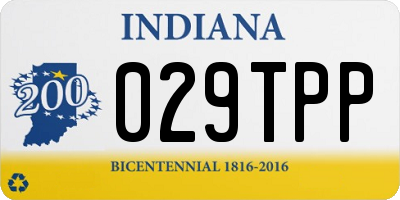 IN license plate 029TPP