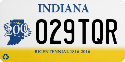 IN license plate 029TQR